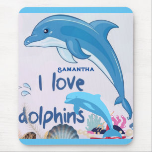 Dolphins Modern & Coola l Kärlek citerar Namn Musmatta