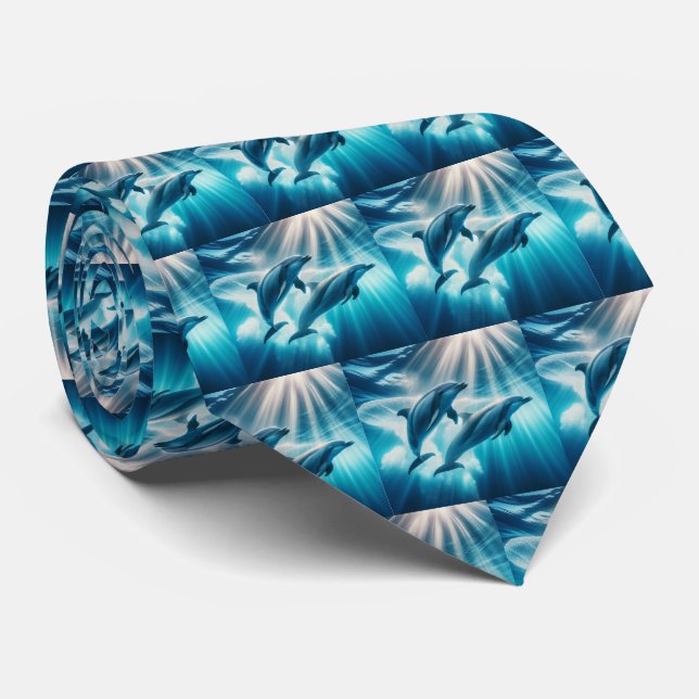 Dolphins Neck Tie Slips (Rullad)