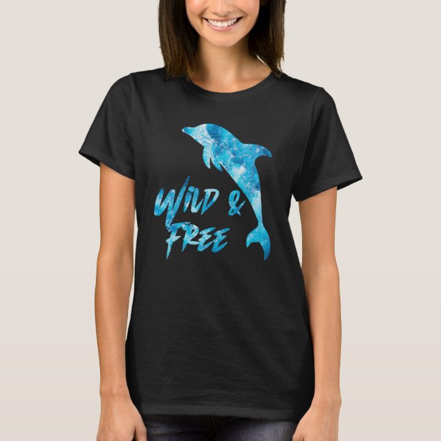 Dolphins  Ocean Sea Animal T Shirt (Framsida)