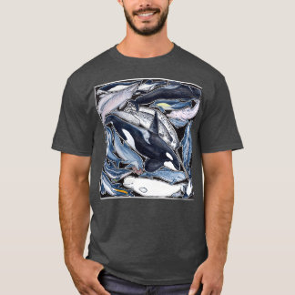 Dolphins orcas belugas narwhals och cie t shirt