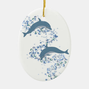 Dolphins ornament
