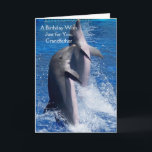 Dolphins Personlig Grandfather Birthday Kort<br><div class="desc">Gårdfångarkort för delfiner. Anpassa det här födelsedagskortet med valfri text och skriv sedan ut det och skicka det till dig eller ladda ned det direkt till din mobila enhet. Om du behöver hjälp med att anpassa kontaktar du oss genom länken på den här sidan. Dolphins personlig - farfars födelsedagskort som...</div>