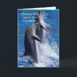 Dolphins Personlig Grandfather Birthday Kort<br><div class="desc">Gårdfångarkort för delfiner. Anpassa det här födelsedagskortet med valfri text och skriv sedan ut det och skicka det till dig eller ladda ned det direkt till din mobila enhet. Om du behöver hjälp med att anpassa kontaktar du oss genom länken på den här sidan. Dolphins personlig - farfars födelsedagskort som...</div>