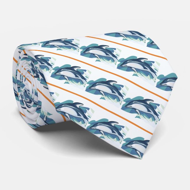 Dolphins Sports Football Basketball Baseball Tie Slips (Rullad)