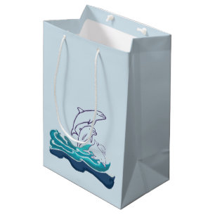 Dolphins Teckning Gift Bag