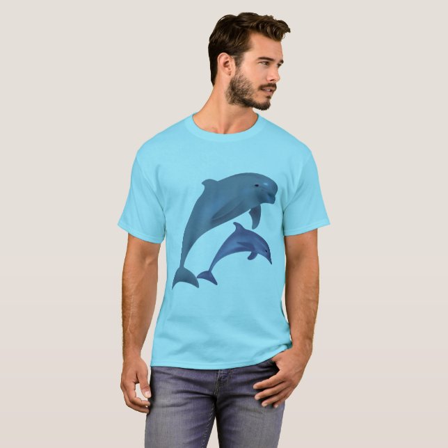 Dolphins Tee Shirt (Hel framsida)