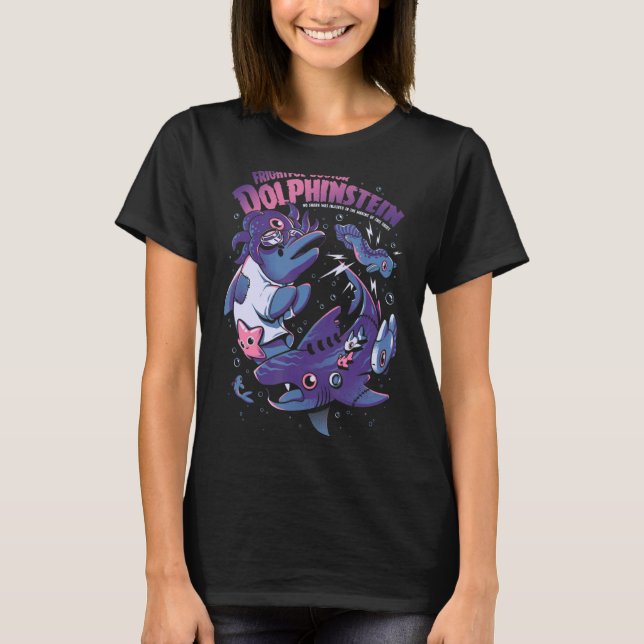 Dolphinstein Doktor Dolphin Shark T Shirt (Framsida)