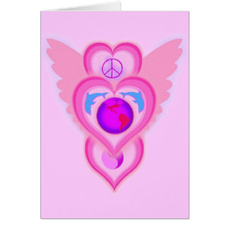 dolphinwingsoflovetoday hälsningskort