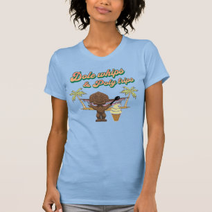 Dolpiskor och polynesisk resor-skjorta t shirt