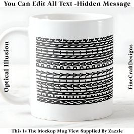 Dolt meddelande för alla hobbyer, mentalt 106B Kaffemugg
