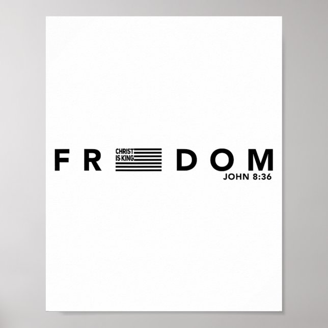 Dom American Flag Christ Is King Sets You Design  Poster (Framsidan)