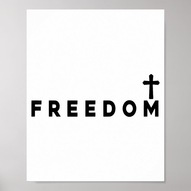 Dom Christian Cross Patriotic  Poster (Framsidan)