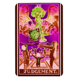 Dom Coronavirus Art Tarot Card Magnet