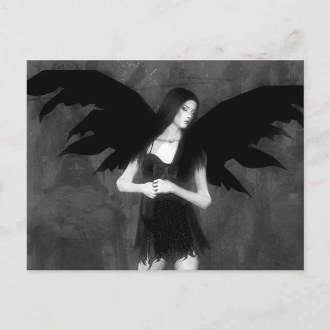 Dom i Borttappad Gothic Fantasy Art Postcard Vykort (Framsida)