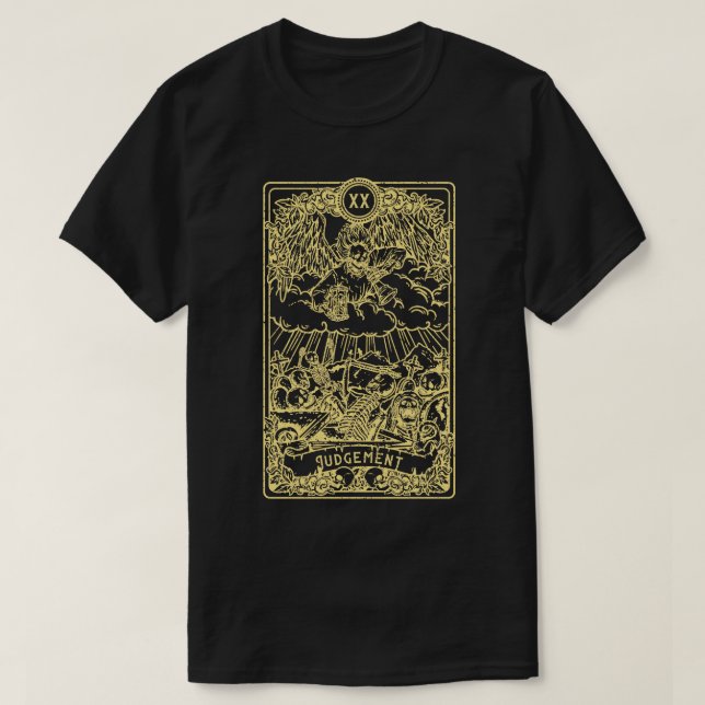 Dom I Goth Tarot d I Fortune Teller 2 T Shirt (Design framsida)