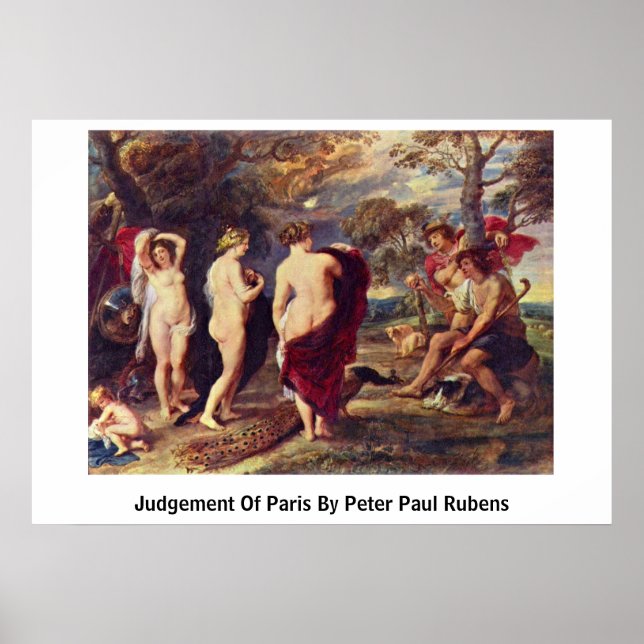 Dom i Paris av Peter Paul Rubens Poster (Framsidan)