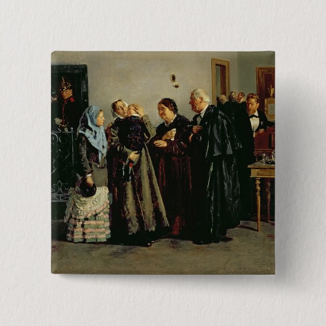 Dom "inte skyldigt", 1882 knapp (Framsida)