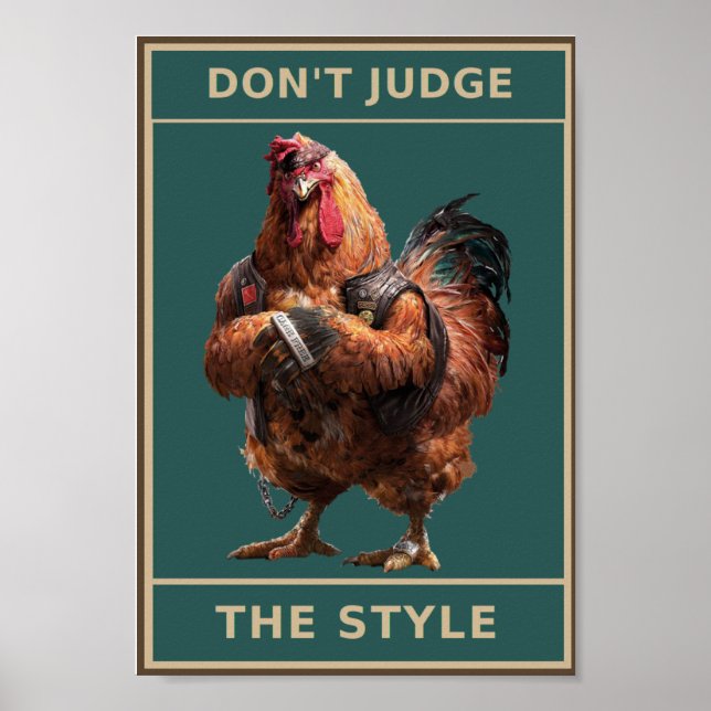 Döm inte stil poster (Framsidan)