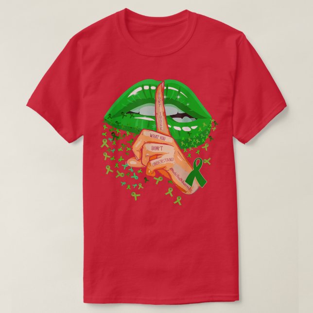 Döm inte vad du inte förstår psykisk hälsa t shirt (Design framsida)