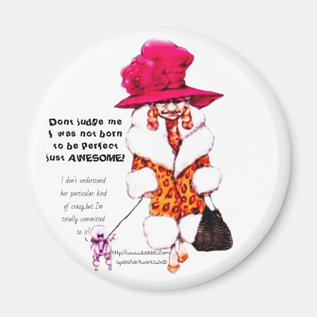 "Döm mig inte" Magnet (Framsidan)