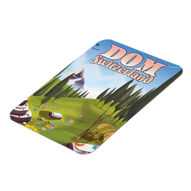 Dom Schweiz reseaffisch Magnet (Vänstra Sidan)
