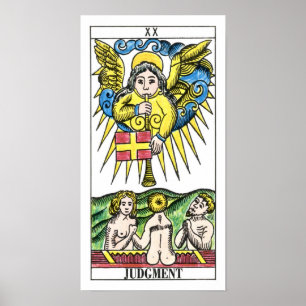 Dom Tarot Card Poster