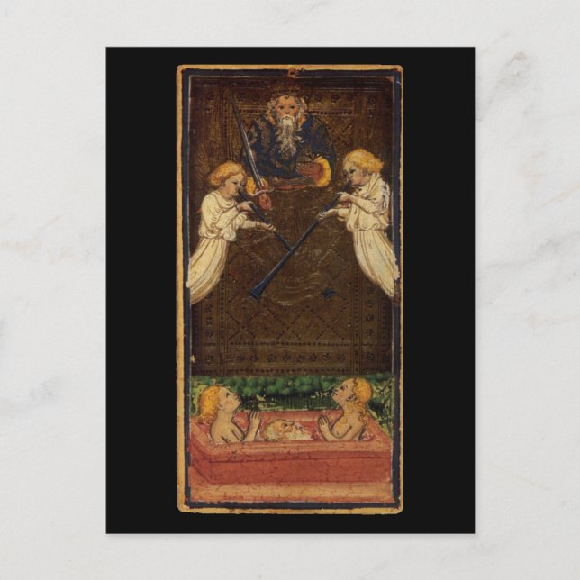 Dom Tarot Card Vykort (Framsida)