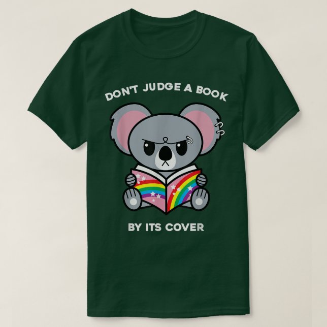 Doma inte A Bok efter att ha läst Nerd Koala T Shirt (Design framsida)