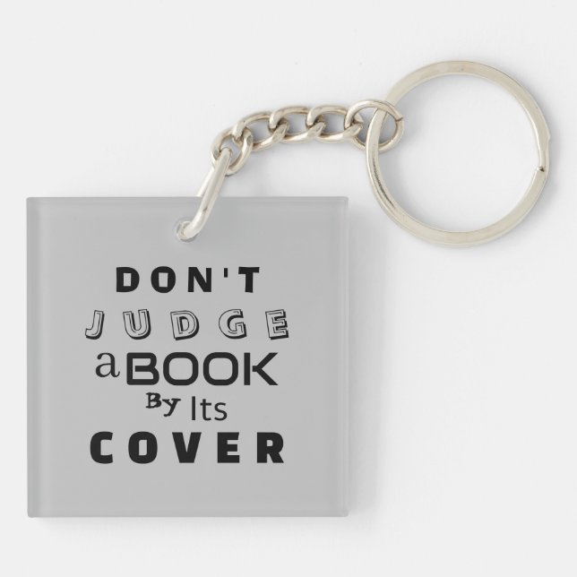 "Doma inte Bok vid dess hölje" Light Grått (Baksidan)