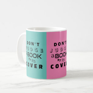 "Doma inte Bok vid dess omslag" Kaffemugg
