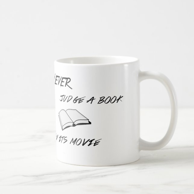 Döma inte en bok efter dess film-mugg kaffemugg (Höger)