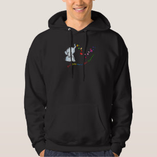 Doma inte vad du inte förstår Elephant Puz Hoodie