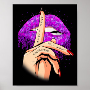Doma inte vad du inte förstår Fibromyalgia Poster