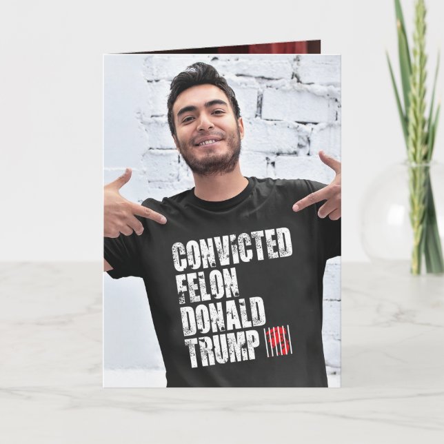 Domad Felon Trump Kort (Framsida)