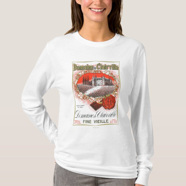 Domaine De Clairville Vin LabelEurope T-shirt (Framsida)
