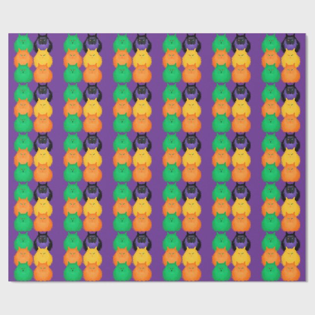 Domande katter presentpapper (Platt)