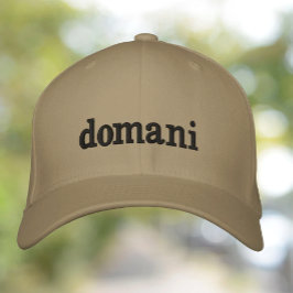 Domani (jag kommer till det imorgon) Procrastinato Broderad Keps