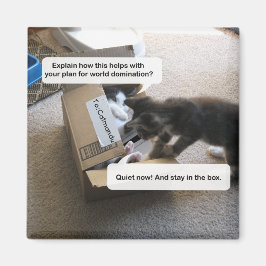Domänmagnet i Cat World Magnet