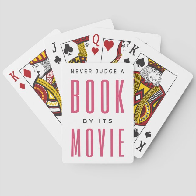 Domar aldrig en Bok efter film jag är. Casinokort (Baksidan)