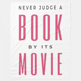 Domar aldrig en Bok efter film jag är. Fleecefilt