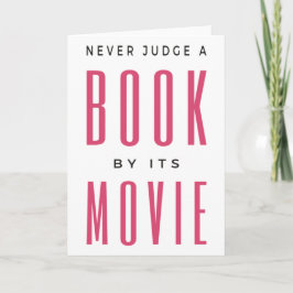 Domar aldrig en Bok efter film jag är. Kort