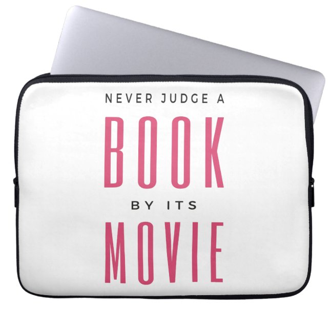 Domar aldrig en Bok efter film jag är. Laptop Fodral (Framsidan)