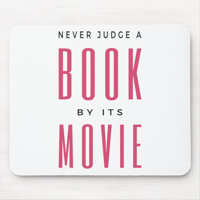 Domar aldrig en Bok efter film jag är. Musmatta (Framsidan)