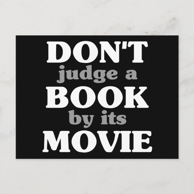 Domar inte en Bok efter filmen Vykort (Framsida)