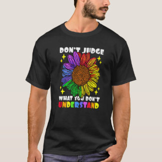 Domar inte vad du inte förstår Solros för T Shirt