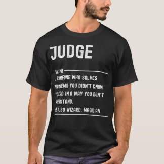 Domardefinition är en praktisk jobbtitel t shirt