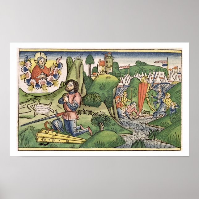 Domare 6 36 Gideon placerar ut ull från " Poster (Framsidan)