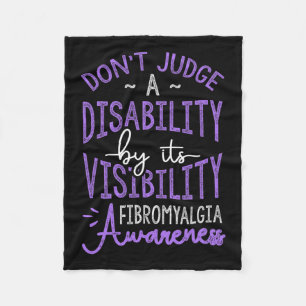 Domare A Disability Fibromyalgia Awareness Fleecefilt