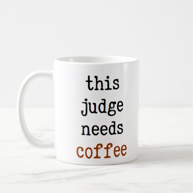 Domare behöver kaffe Mugg (Vänster)