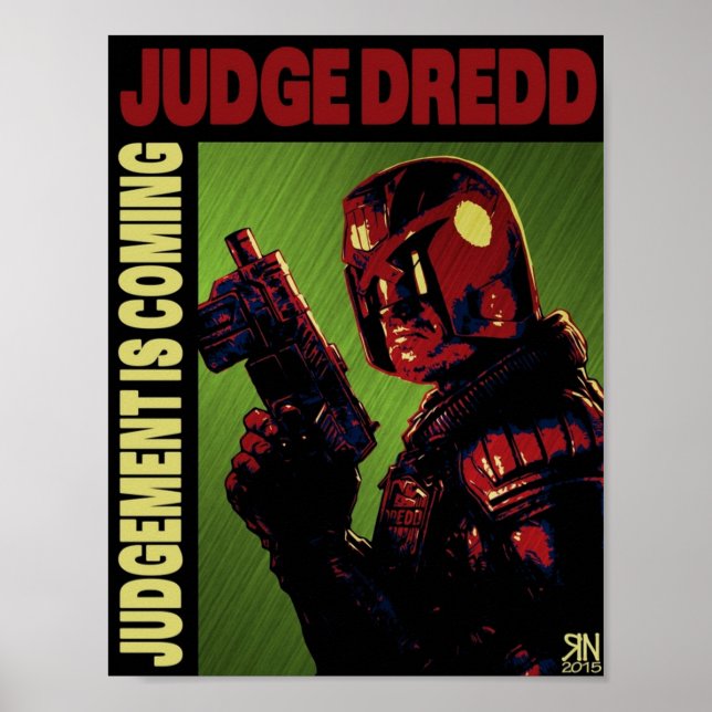 Domare Dredd Poster (Framsidan)